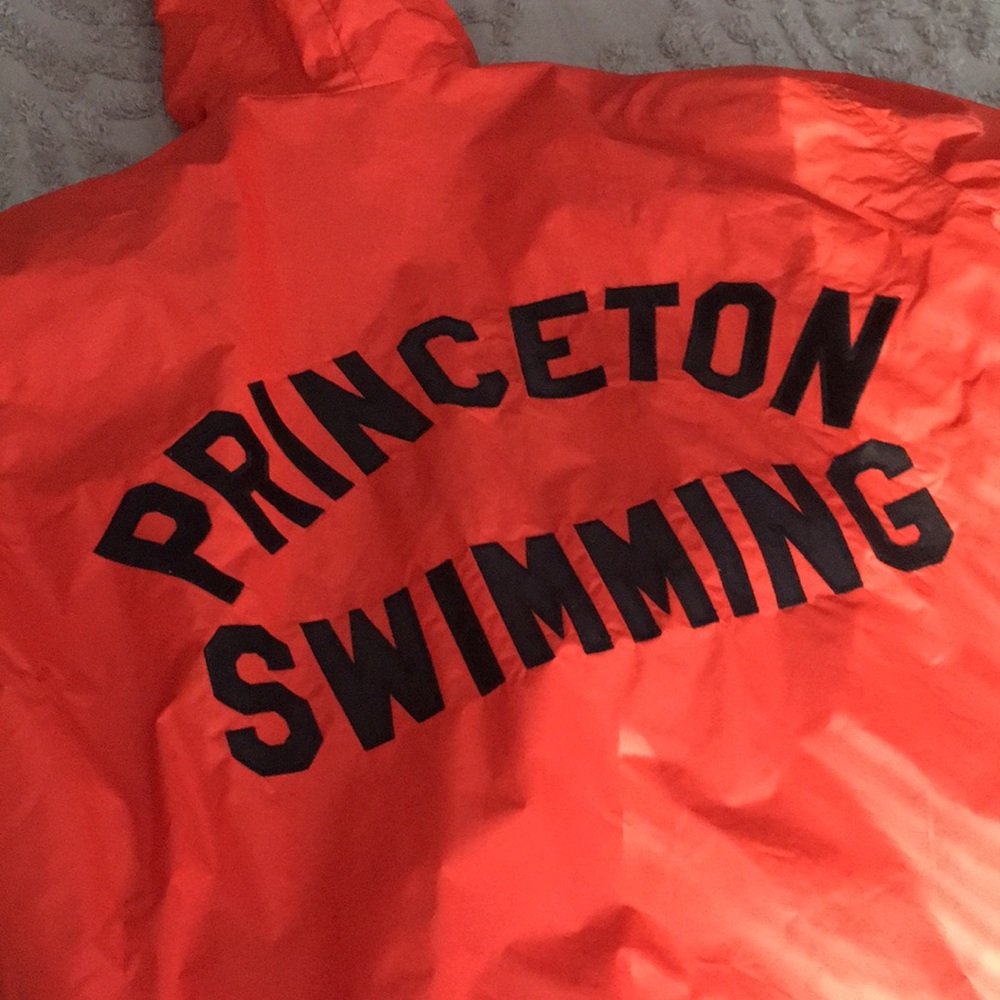 Long swimmers jacket, Princeton Swimming